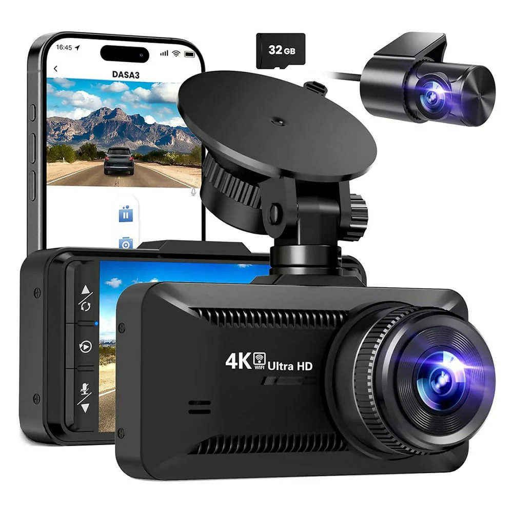 Dashcam 4K Ultra HD – Écran 3,9" – Avolo